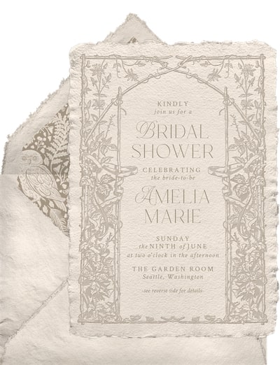 Romantic Wonderland Invitation