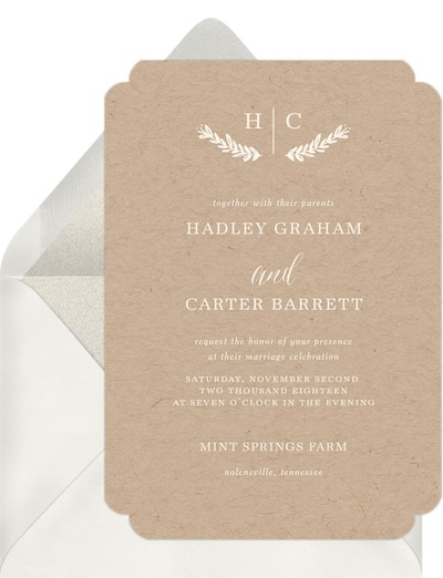 Rustic Charm Invitation