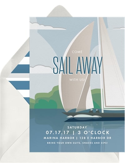 Sail Away Invitation