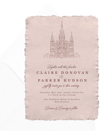 Saint Louis Cathedral Invitation
