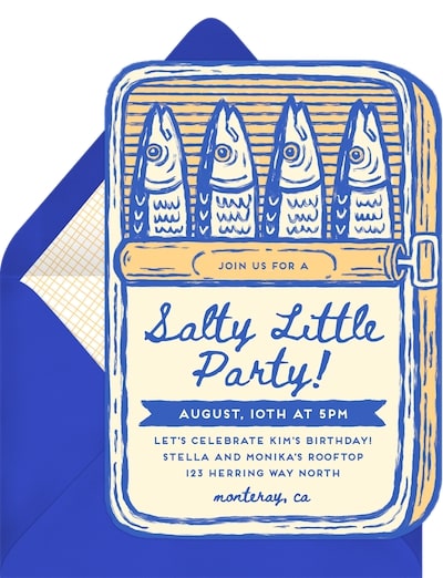 Sardine Summer Invitation