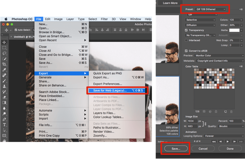 How to Make a GIF from a Photo Series