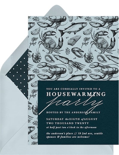 Seafood Soirée Invitation