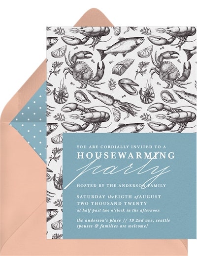 Seafood Soirée Invitation