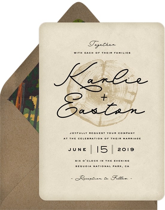 Sequoia Invitation