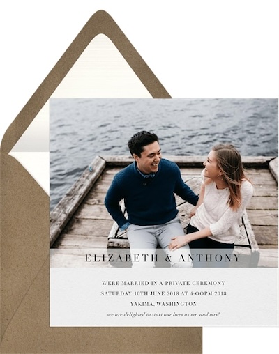 Sheer Neutrals Photo Announcement