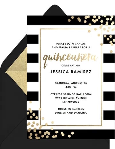 So Chic Invitation