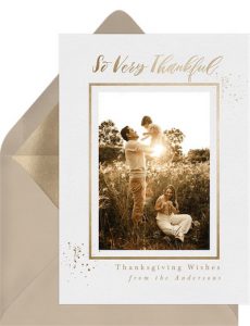 Thanksgiving greetings: So Very Thankful Card