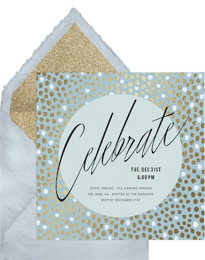 Sparkling Bubbles Invitation