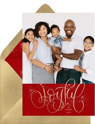 Sparkling Joy Card