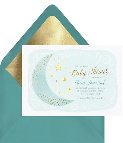 Sparkling Stars Invitation