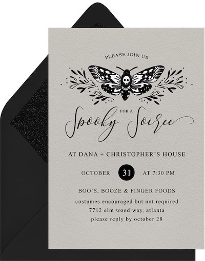 Spooky Soirée Invitation