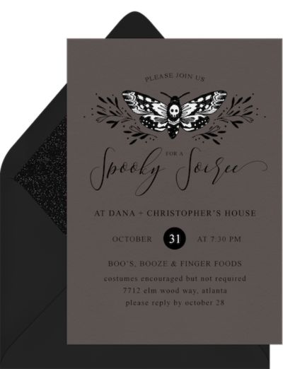 Spooky Soirée Invitation