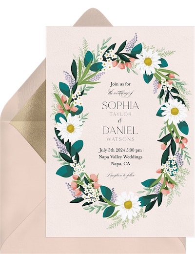 Spring Flowers Invitation