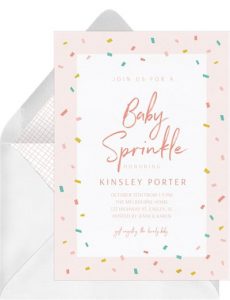 Sprinkle Confetti Invitation