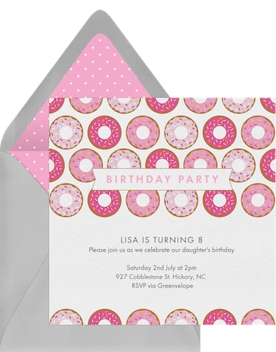 Sprinkle Donuts Invitation