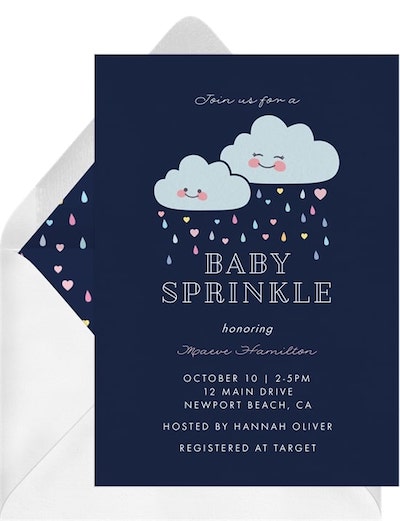 Sprinkle baby shower: Sprinkled With Love Invitation