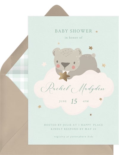 Starry Cloud Invitation
