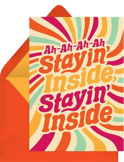 Stayin’ Inside Card