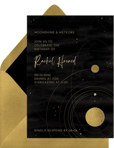Stellar Celebration Invitation