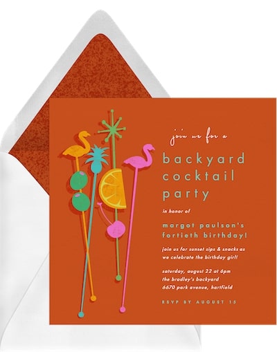 Stir it Up Invitation