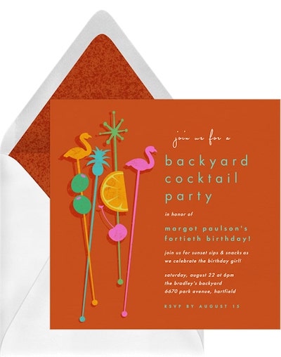 Stir it Up Invitation