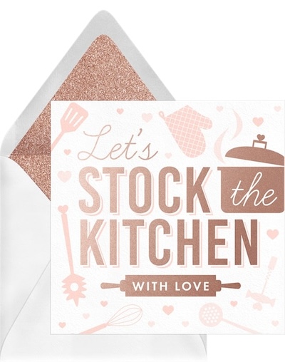Stock The Kitchen Invitation