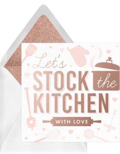 Stock The Kitchen Invitation