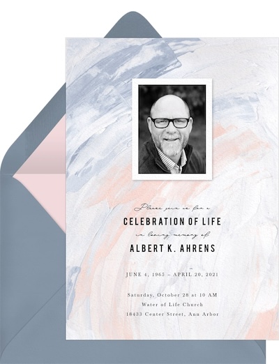 Subtle Shades Invitation