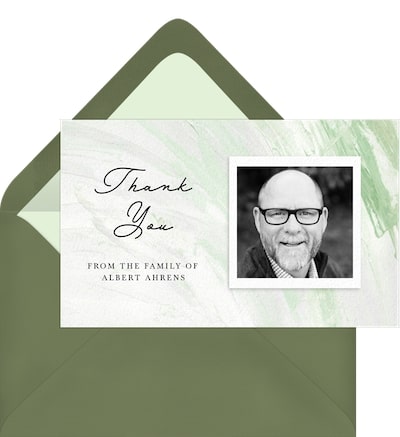Subtle Shades Thank You Note