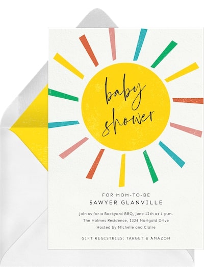 Sun's Out Invitation