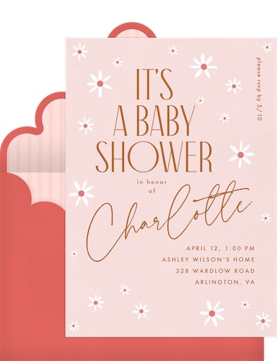 Sweet Daisies Invitation