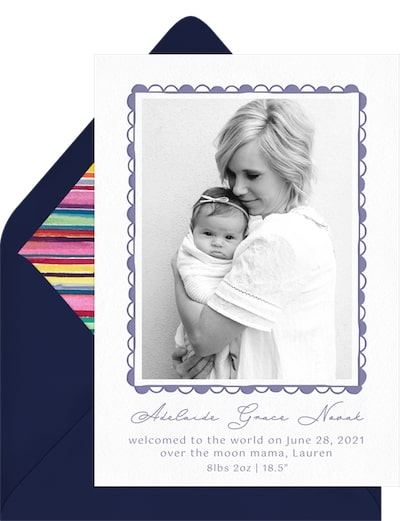 Big sister announcement: Sweet Doodle Frame Announcement