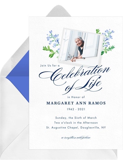 Sweet Floral Motif Invitation