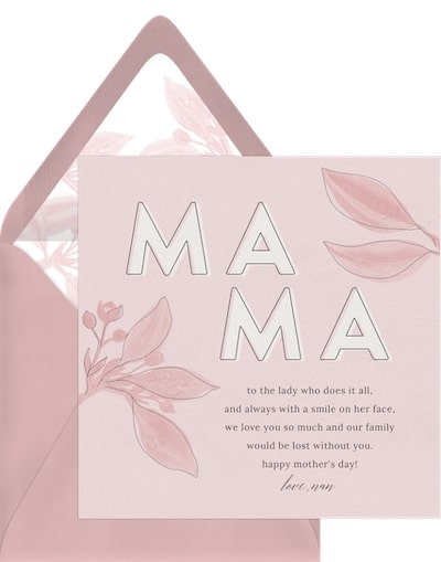 Sweet Mama Card