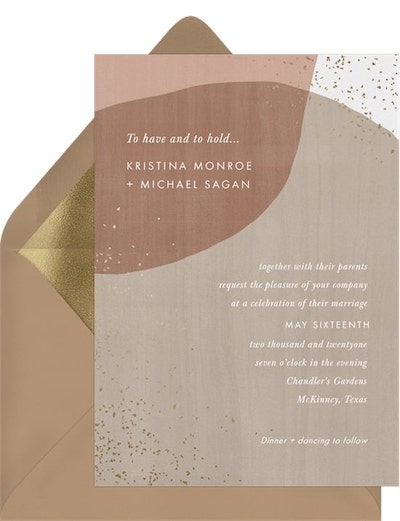 Textural Overlays Invitation