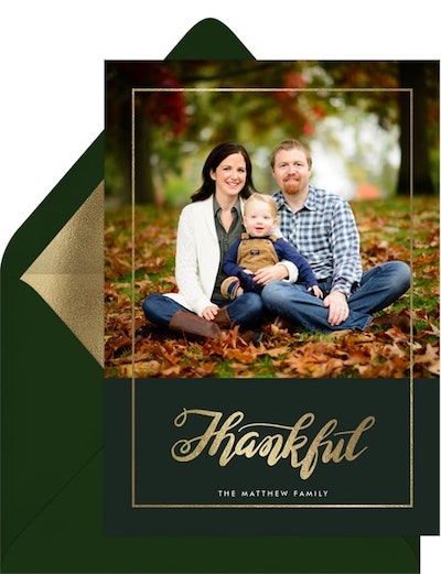 Thankful Script Card
