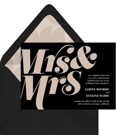 The Missus Invitation