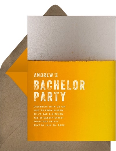 The Perfect Pour Invitation