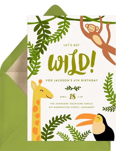 The Wild Side Invitation