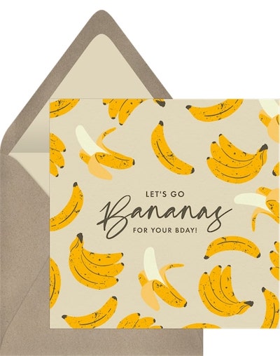 Things Are Bananas Card
