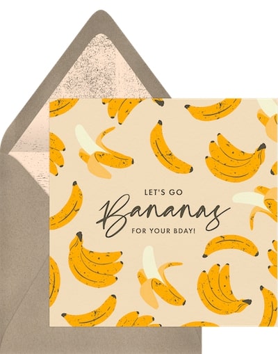 Things Are Bananas Card