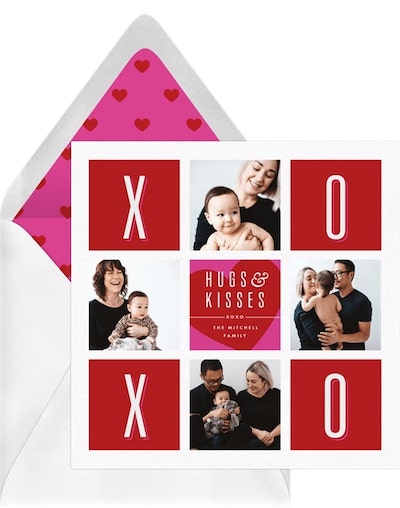 Valentines Day ideas: Tic Tac XO Card