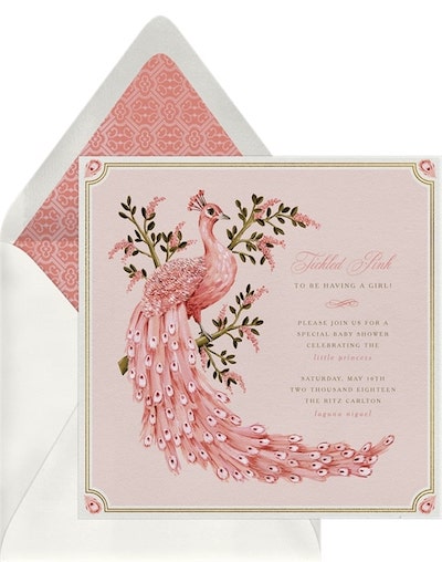 Tickled Pink Invitation