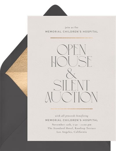 Timeless Accents Invitation