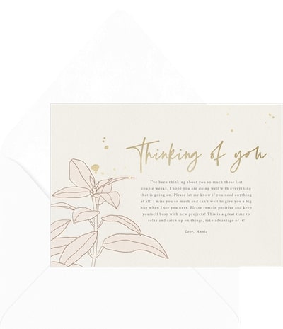 Tranquil Thoughts Card