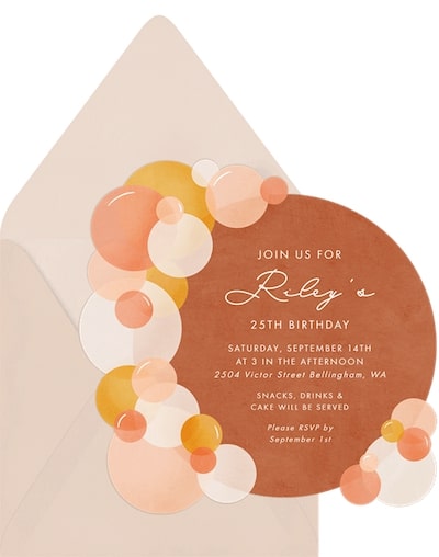 Trendy Balloon Arch Invitation