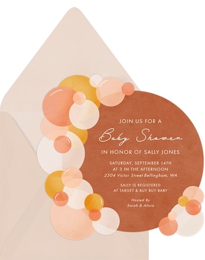Trendy Balloon Arch Invitation