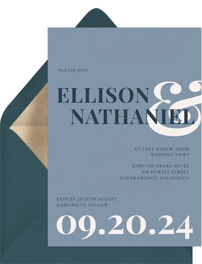Typography Lovers Invitation