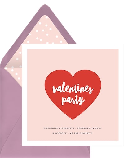 Valentines Party Invitation